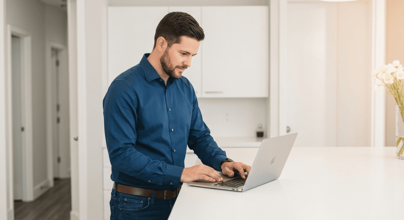 Dashboard showing AI-powered reputation monitoring with sentiment analysis